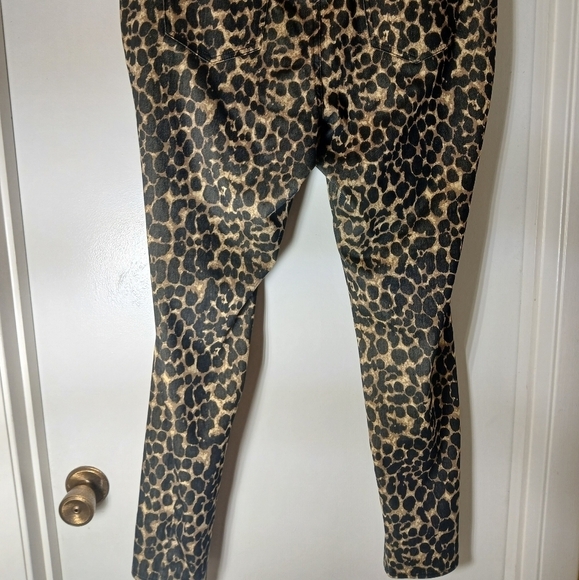 (#300) Women's Faded Glory Leopard Print Leggings Size 16-18 (XL) - Picture 7 of 9